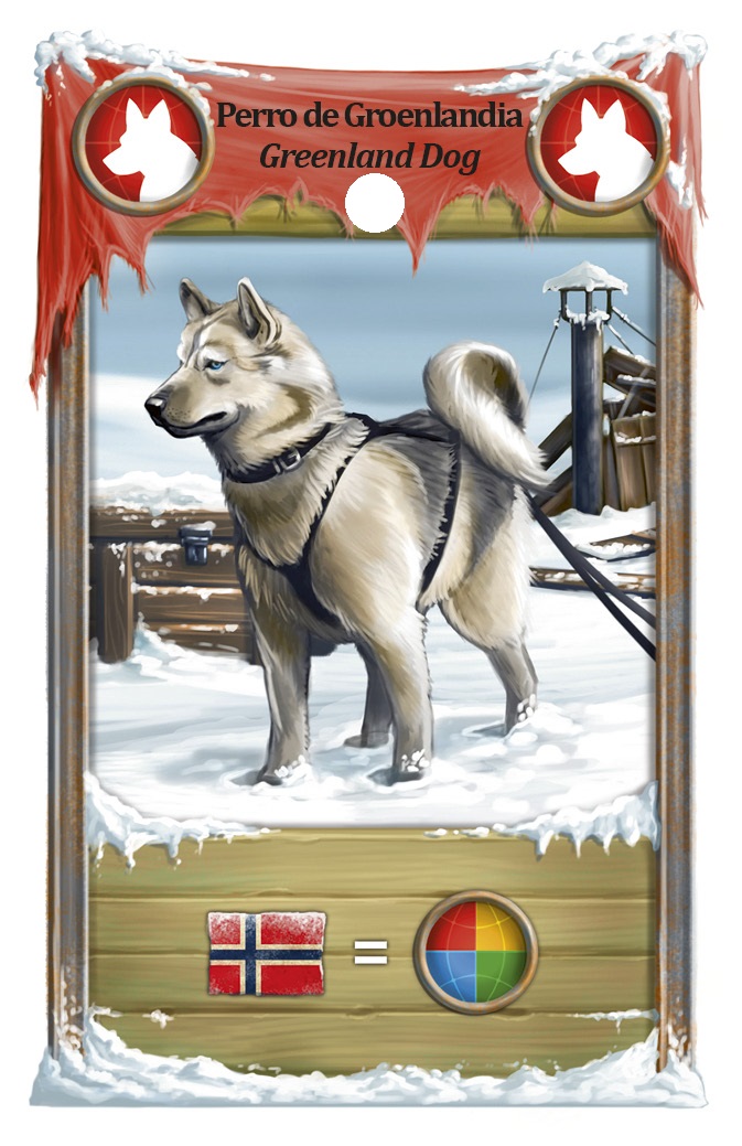 Greenland dog, red