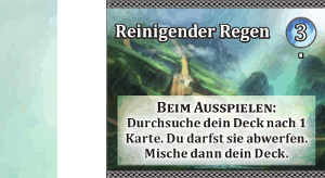 Reinigender Regen