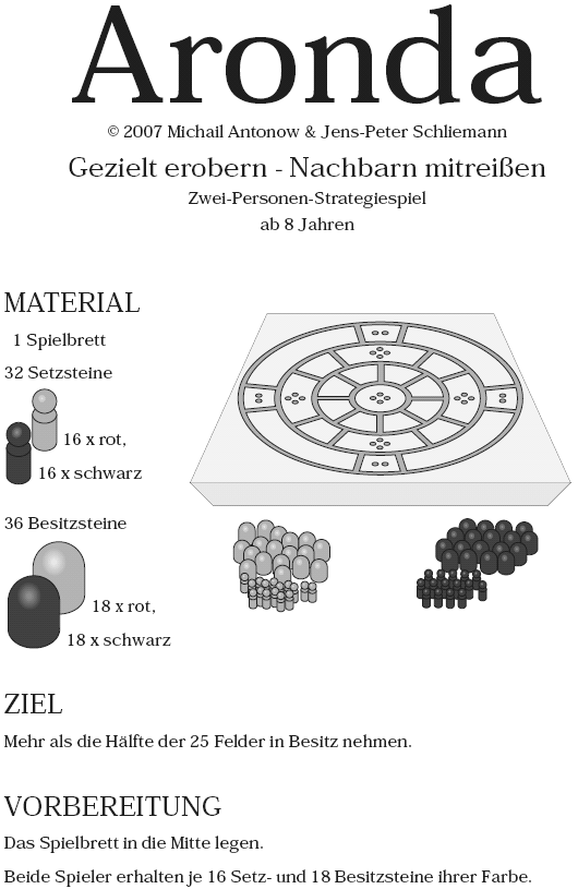Originalregel: Material, Ziel und Aufbau