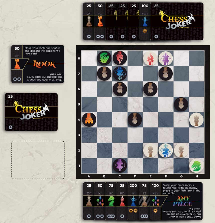 Example Chess Joker game in progress