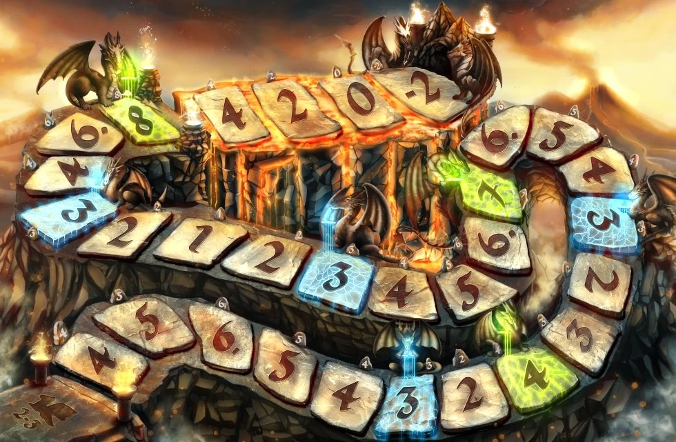 Spielplan für zwei oder drei Personen