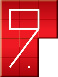 Zahlenplättchen '9'