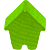 gr&uuml;nes Holzhaus